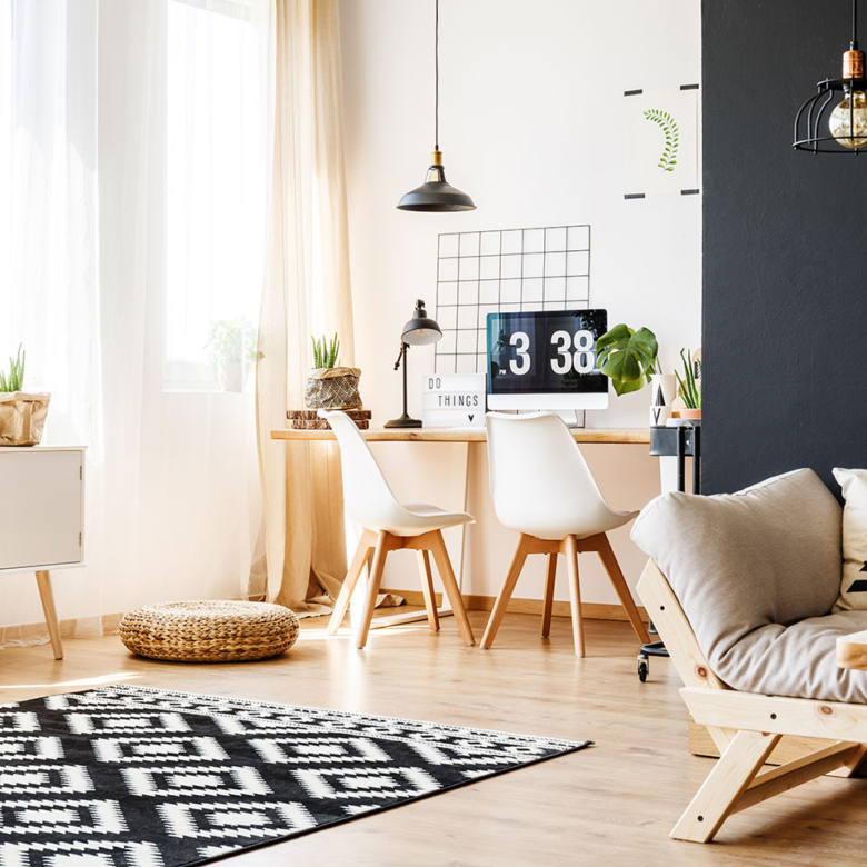 Three-bedroom with study